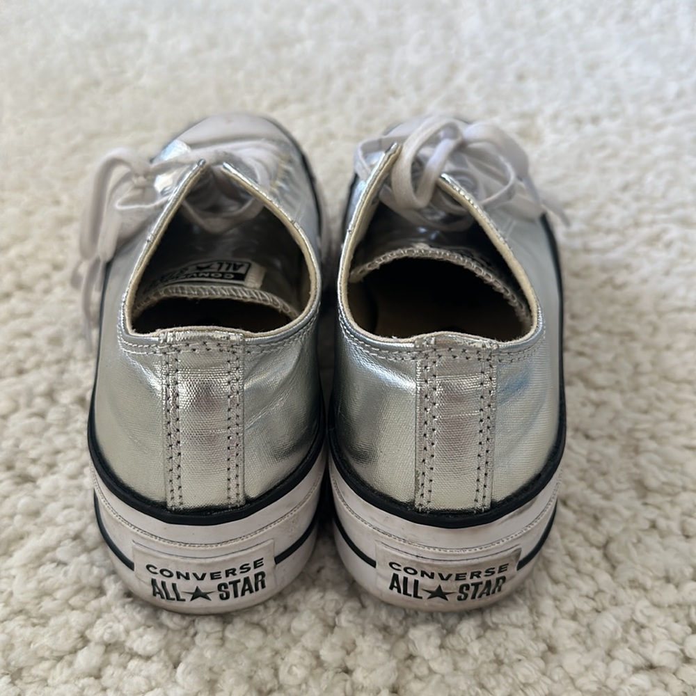 Metallic Platform Converse - Picture 5 of 8